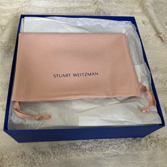 NWT Stuart Weitzman Rosemarie Leather Platform Espadrille Wedge Sandals sz 11.5 - Picture 9 of 10